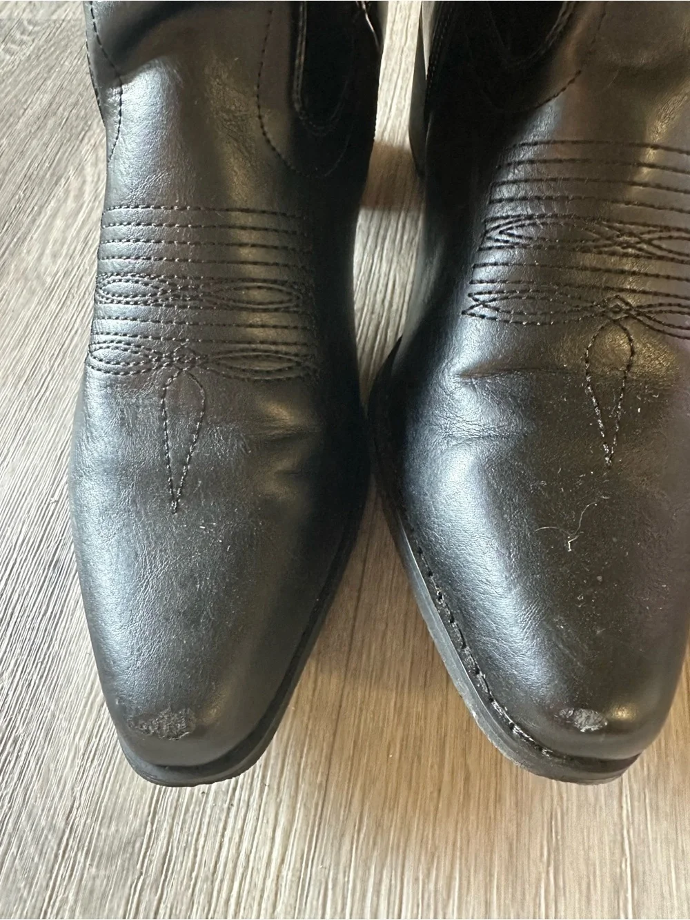 Amazon Black Knee height Western Boots
